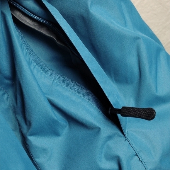 Little Donkey Andy Blue Hooded Long Sleeve Zip Velcro Front Windbreaker Jacket - Picture 7 of 16